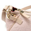 Salvatore Ferragamo Pink Logo Embossed Leather Bag