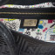Fendi Black Embossed Nappa Leather Baguette Bag