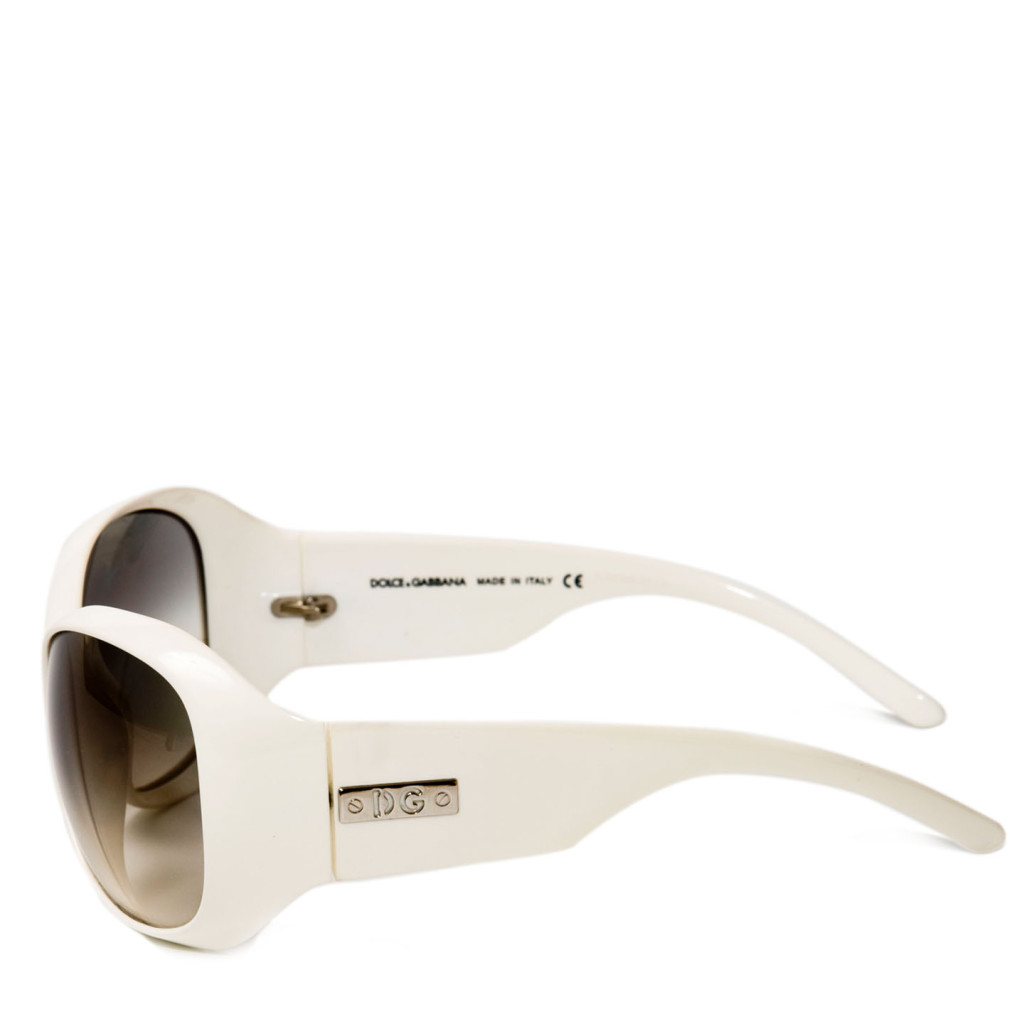 dolce and gabbana white sunglasses