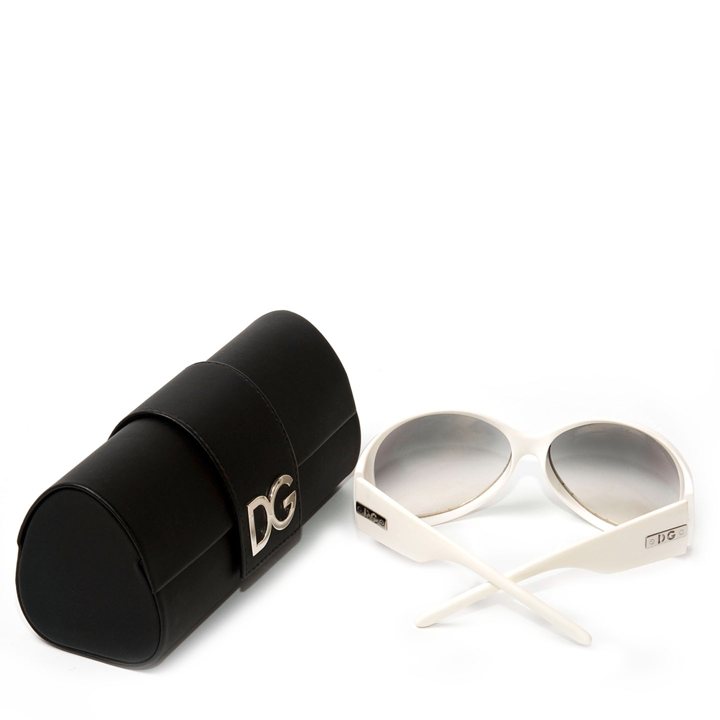 Dolce & Gabbana White Sunglasses - LabelCentric