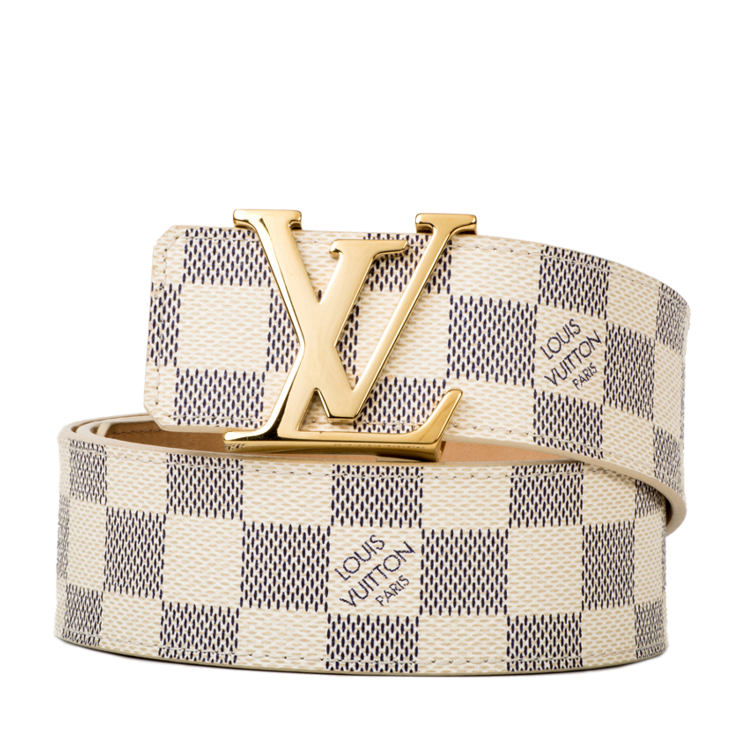 Louis Vuitton Damier Azur Initiales 40mm Belt - LabelCentric