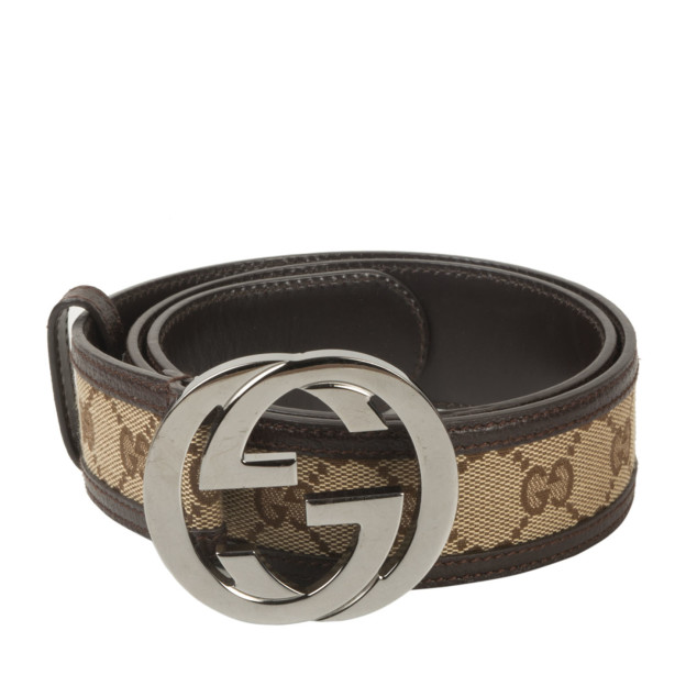 Gucci Unisex Original GG belt with interlocking G - LabelCentric