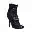 Dolce & Gabbana Black Crochet Ankle Boots 01