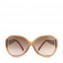 Louis Vuitton Brown Soupcon Oversized Round Sunglasses 01