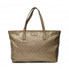 Gucci Imprime Monogram Champagne Tote Bag 01