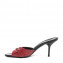 Gucci Red Guccissima Horsebit Slide Sandals 02