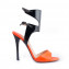 Jimmy Choo Orange Loop Patent-leather Sandals 02
