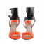 Jimmy Choo Orange Loop Patent-leather Sandals 03
