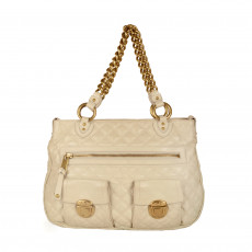 Marc Jacobs Beige Quilted Leather Stella Bag 03
