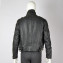 Burberry Brit Black Leather Biker Jacket 02