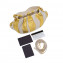 Prada Nappa Stripes Shoulder Bag Cera Oro 10