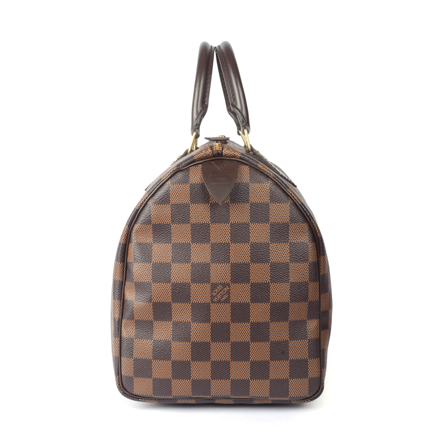 Louis Vuitton Damier Ebene Canvas Speedy 30 Bag - LabelCentric