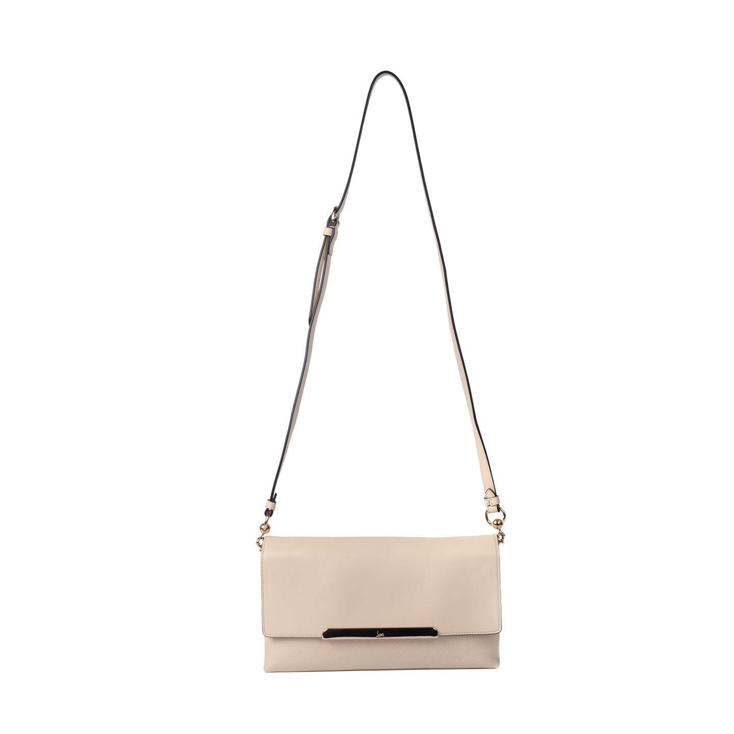 Christian Louboutin Rougissime Cream Leather Cross-body - LabelCentric