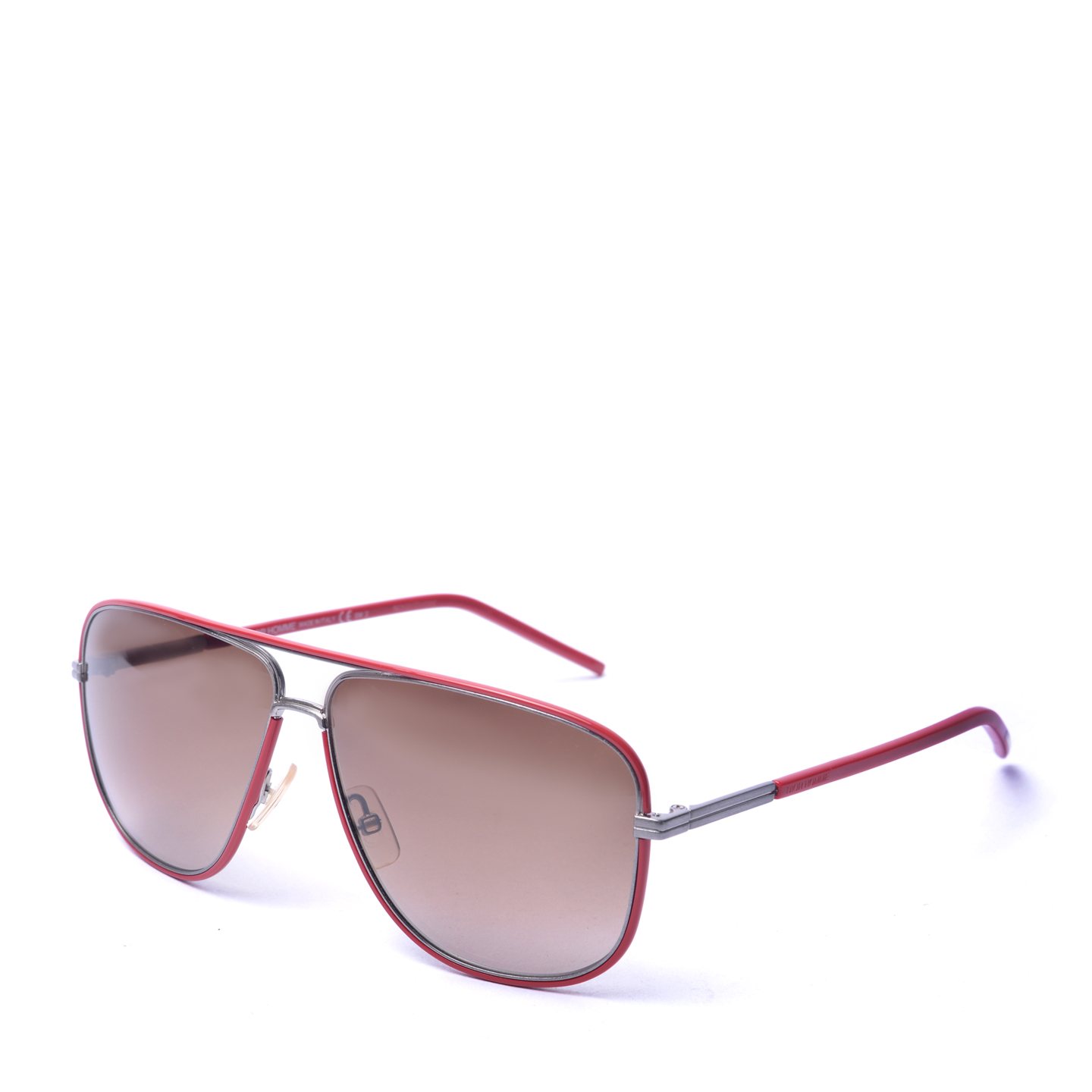 Christian Dior Homme Red Aviator Sunglasses 0170S - LabelCentric