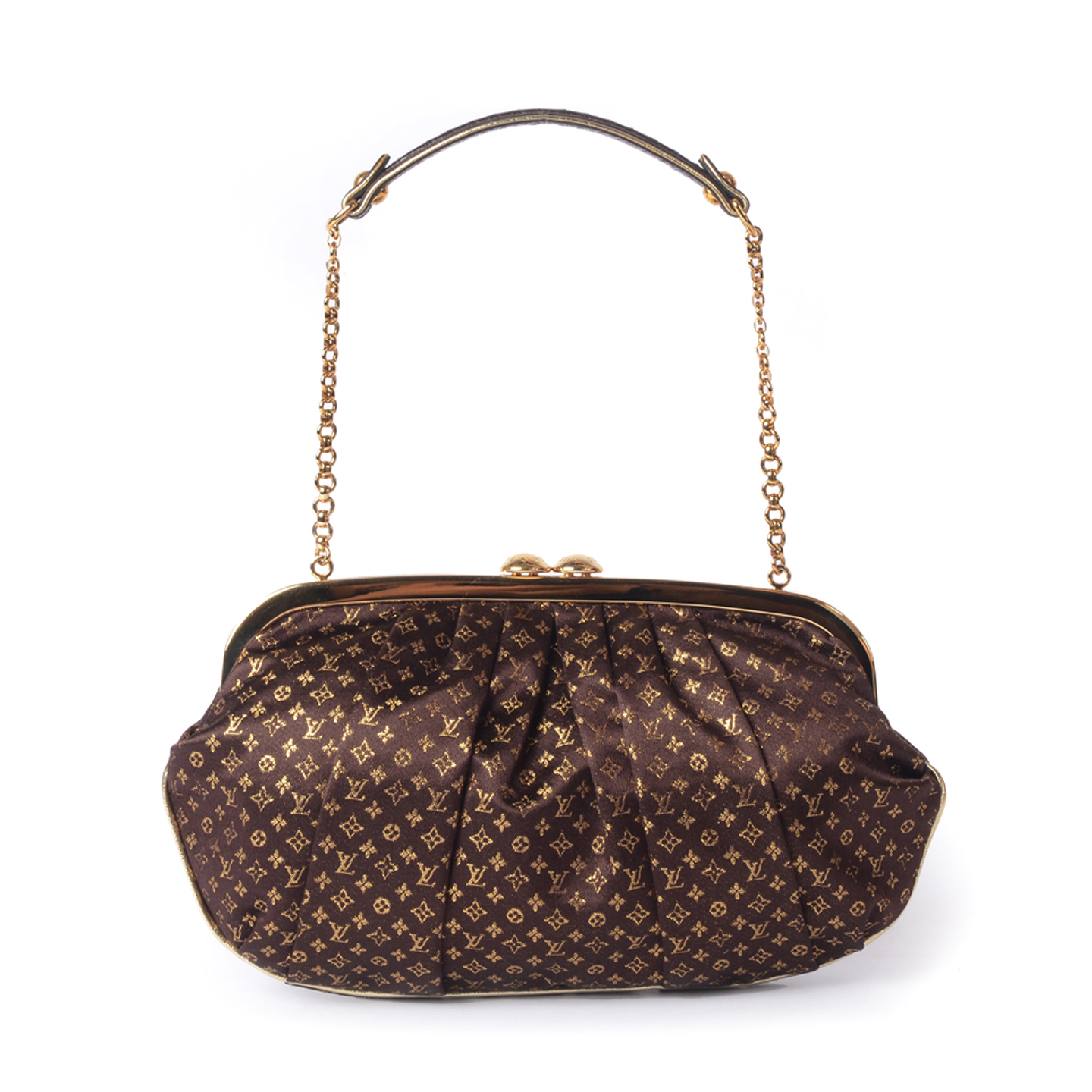 Louis Vuitton Satin Clutch Handbags