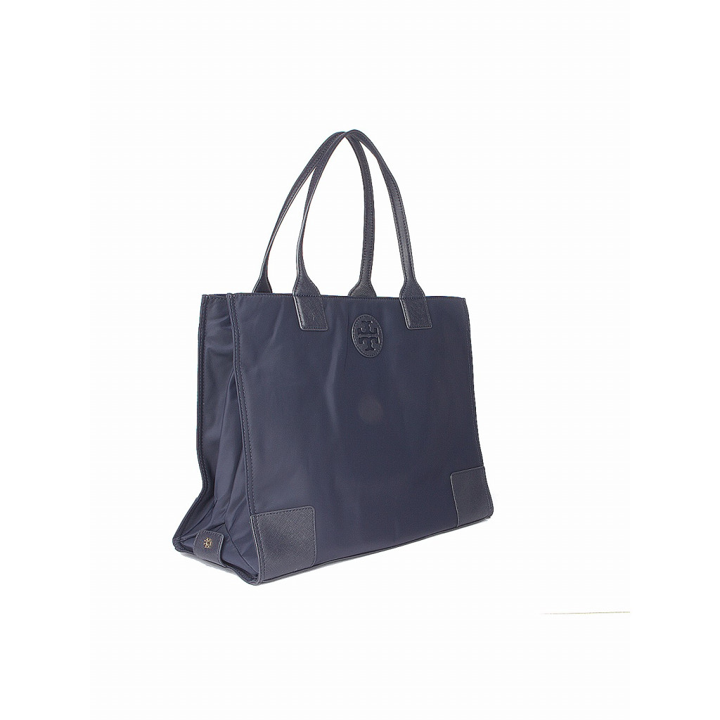 tory burch navy blue ella tote