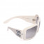 Chanel White Frame Mother Of Pearl CC Logo Sunglasses 5076-H (02)