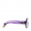 Balenciaga Purple Tinted Oversize Sunglasses BAL 0004/S (01)