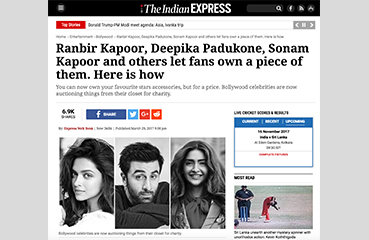 Ranbir Kapoor, Deepika Padukone, Sonam Kapoor and others let fans own a piece of them.