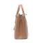 Prada Caramel Saffiano Lux Leather Small Double Zip Tote Bag (04)