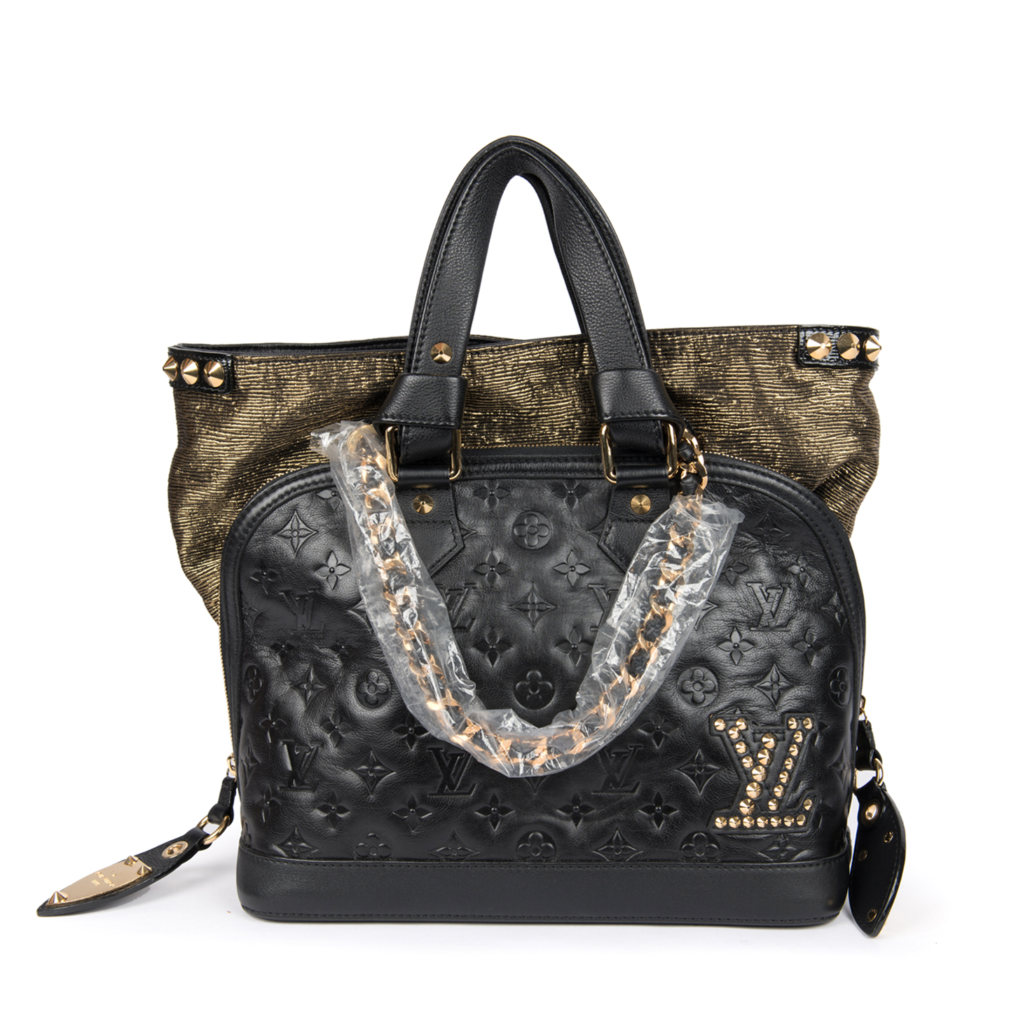 Louis Vuitton Limited Edition Blue Monogram Double Jeu Neo-Alma Bag For  Sale at 1stDibs
