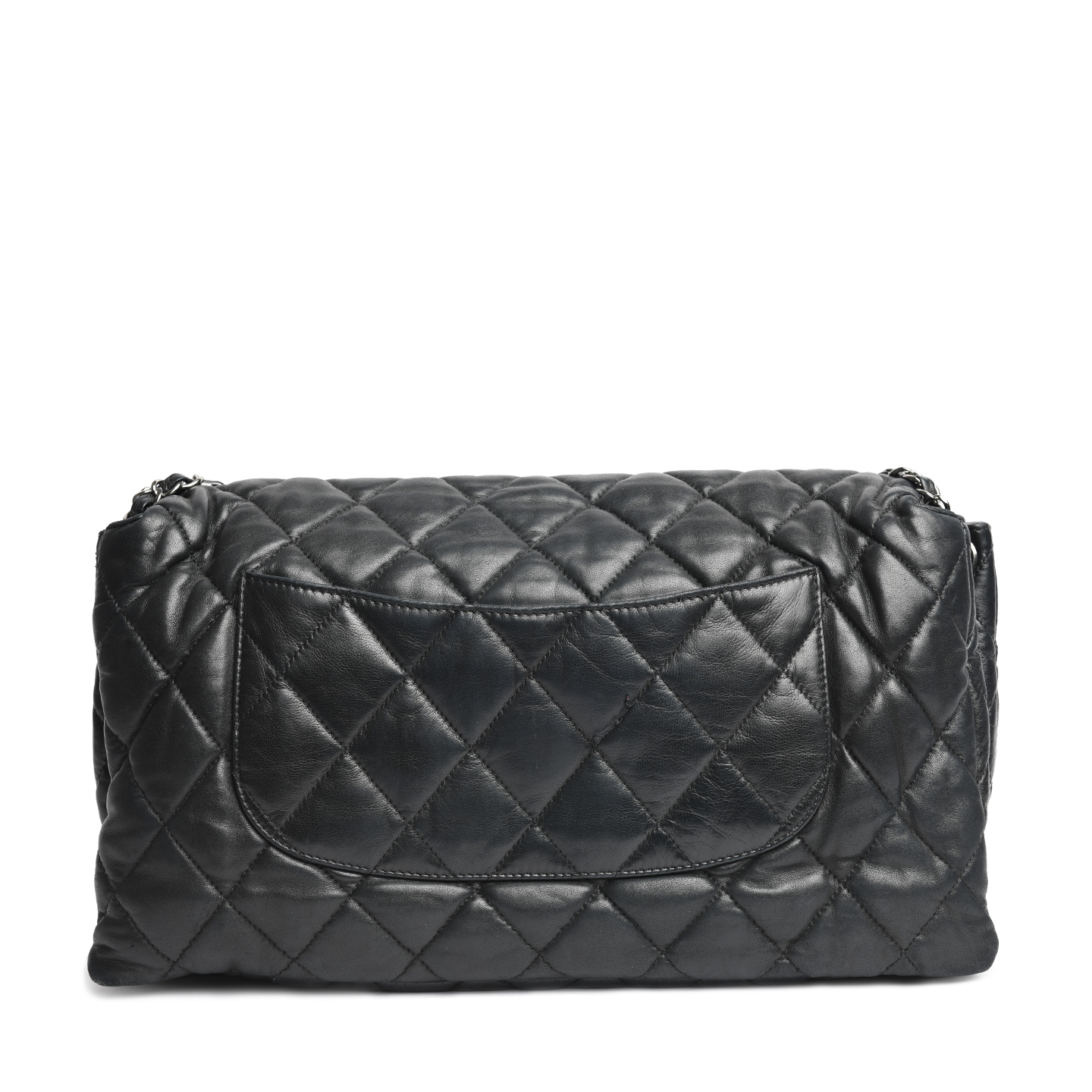 Chanel Lambskin Leather 3 Accordion Maxi Flap Bag - LabelCentric