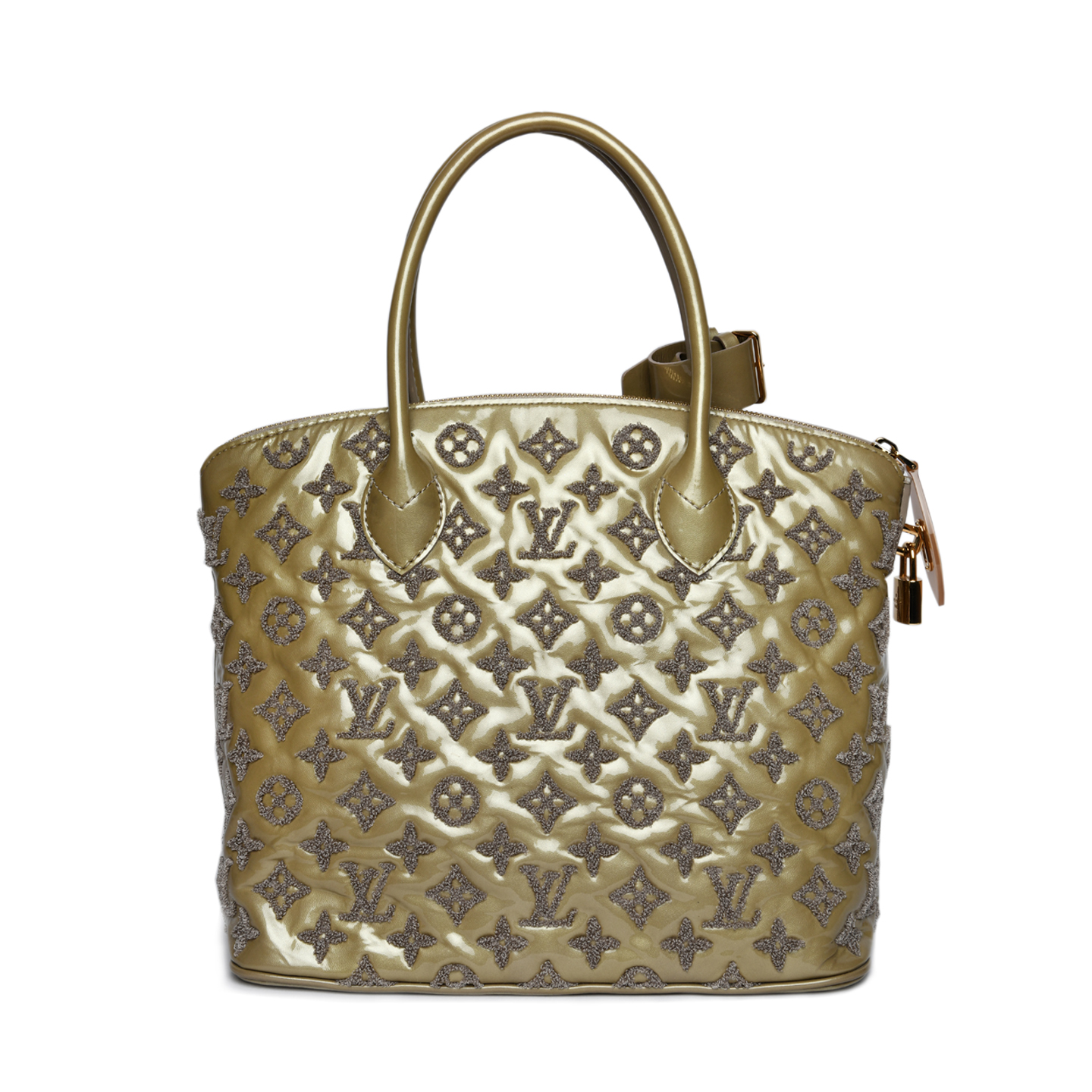 Louis Vuitton Limited Edition Gris Monogram Fascination Lockit Bag -  LabelCentric