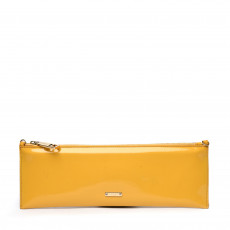 Burberry Prorsum Yellow Patent Leather Clutch 01