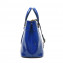 Gucci Blue Patent Leather Medium Bright Bit Tote 04