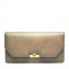 Gucci 58 Holographic Crackled Leather Clutch, Fawn 01