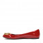 Gucci Red Patent GG Studded Ballet Flats 02