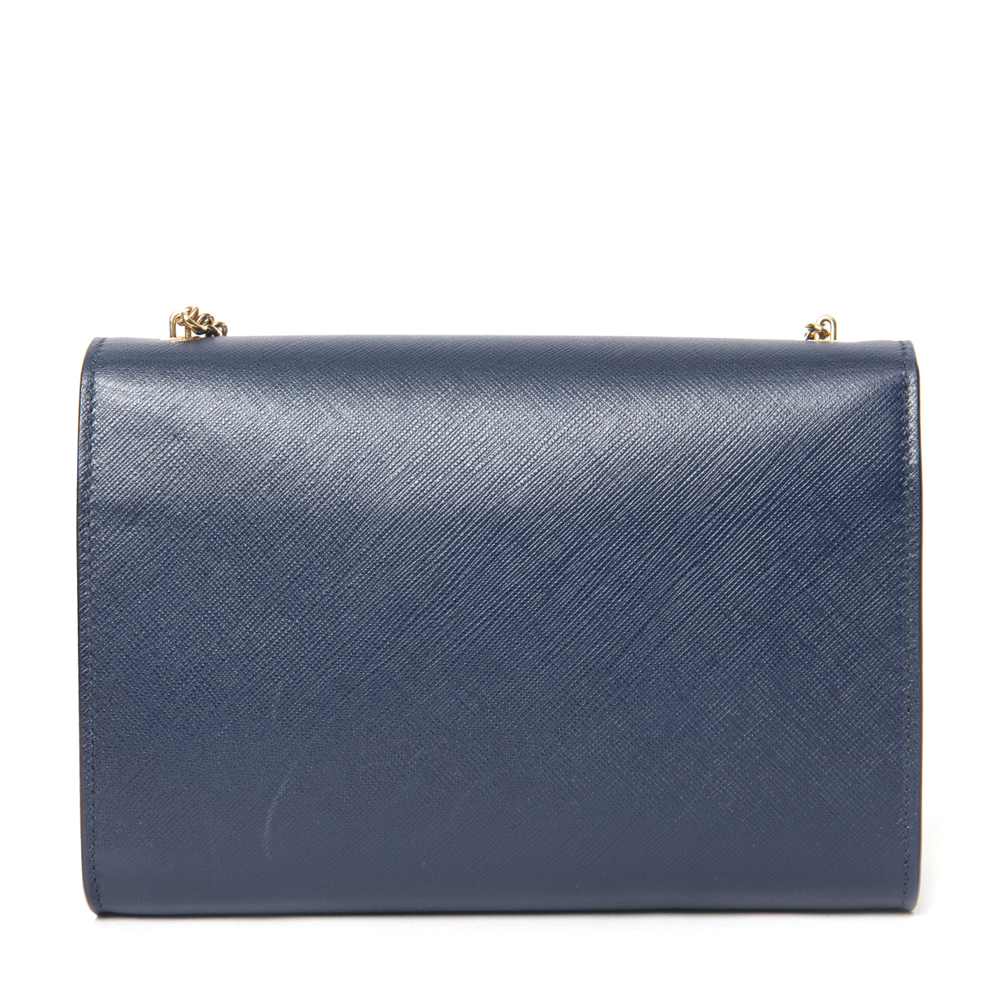 Salvatore Ferragamo Oxford Blue Ginny Small Shoulder Bag - LabelCentric