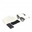 Prada Cinema Black Aviator Sunglasses - SPR 12Q (04)