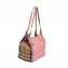 Burberry Pale Orchid Leather and House Check Small Canter Bag 02
