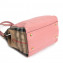 Burberry Pale Orchid Leather and House Check Small Canter Bag 04