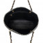 Chanel Black Lambskin Quilted Leather Shoulder Bag 06