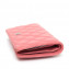 Chanel Pink Quilted Lambskin Leather L Yen Wallet 03