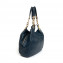 Michael Kors Fulton Blue Leather Large Shoulder Bag 02