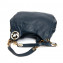 Michael Kors Fulton Blue Leather Large Shoulder Bag 04
