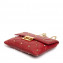 Michael Kors Red Sloan Quilted Stud Clutch 04