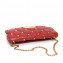 Michael Kors Red Sloan Quilted Stud Clutch 05