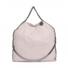 Stella McCartney Pink Faux Leather Falabella Fold-over Tote
