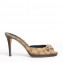 Gucci Beige:Ebony Horsebit GG Canvas Hollywood Slide Sandals 04