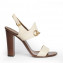 Gucci Cream Leather Horsebit Ankle Strap Sandals 02