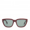 Burberry Bordeuax:Dark Green Lens Square Frame Sunglasses, BE4227F (01)