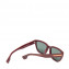 Burberry Bordeuax:Dark Green Lens Square Frame Sunglasses, BE4227F (03)