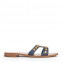 Prada Blue Leather Studded Flat Slide Sandals 02