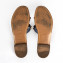 Prada Blue Leather Studded Flat Slide Sandals 05