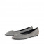 Tod's Grey Suede Stud Embellished Pointed Toe Ballet Flats 04