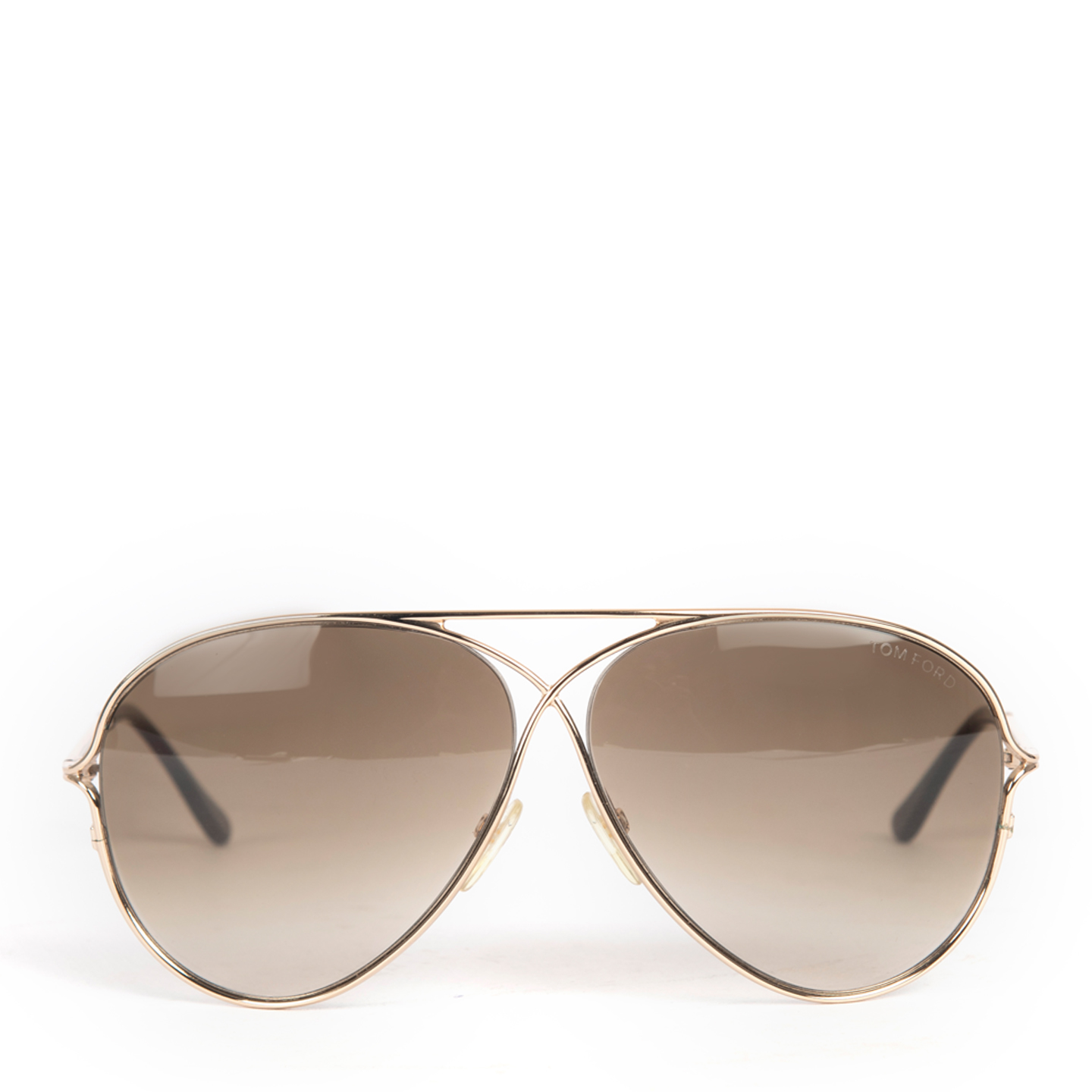 Tom Ford Peter Aviator Sunglasses TF142, Gold - LabelCentric